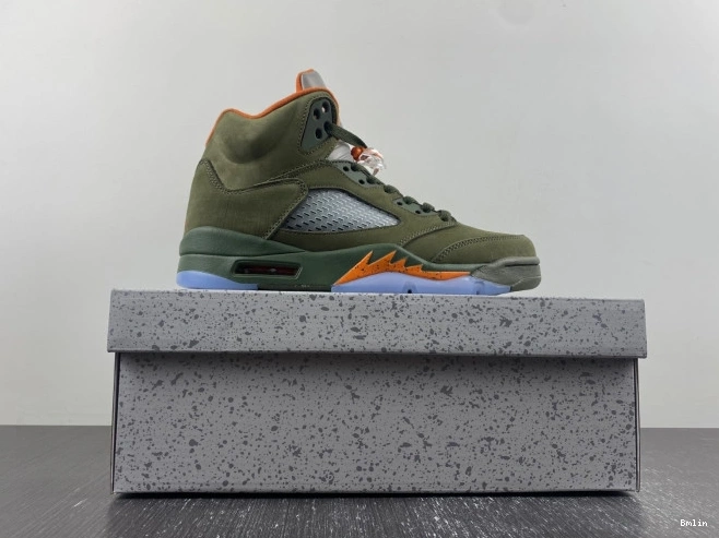 Bmlin Shoes DD0587-308 Air Jordan 5 Olive 0801